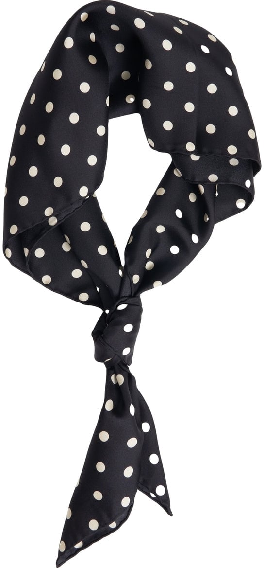 Moschino Printed foulard Zwart