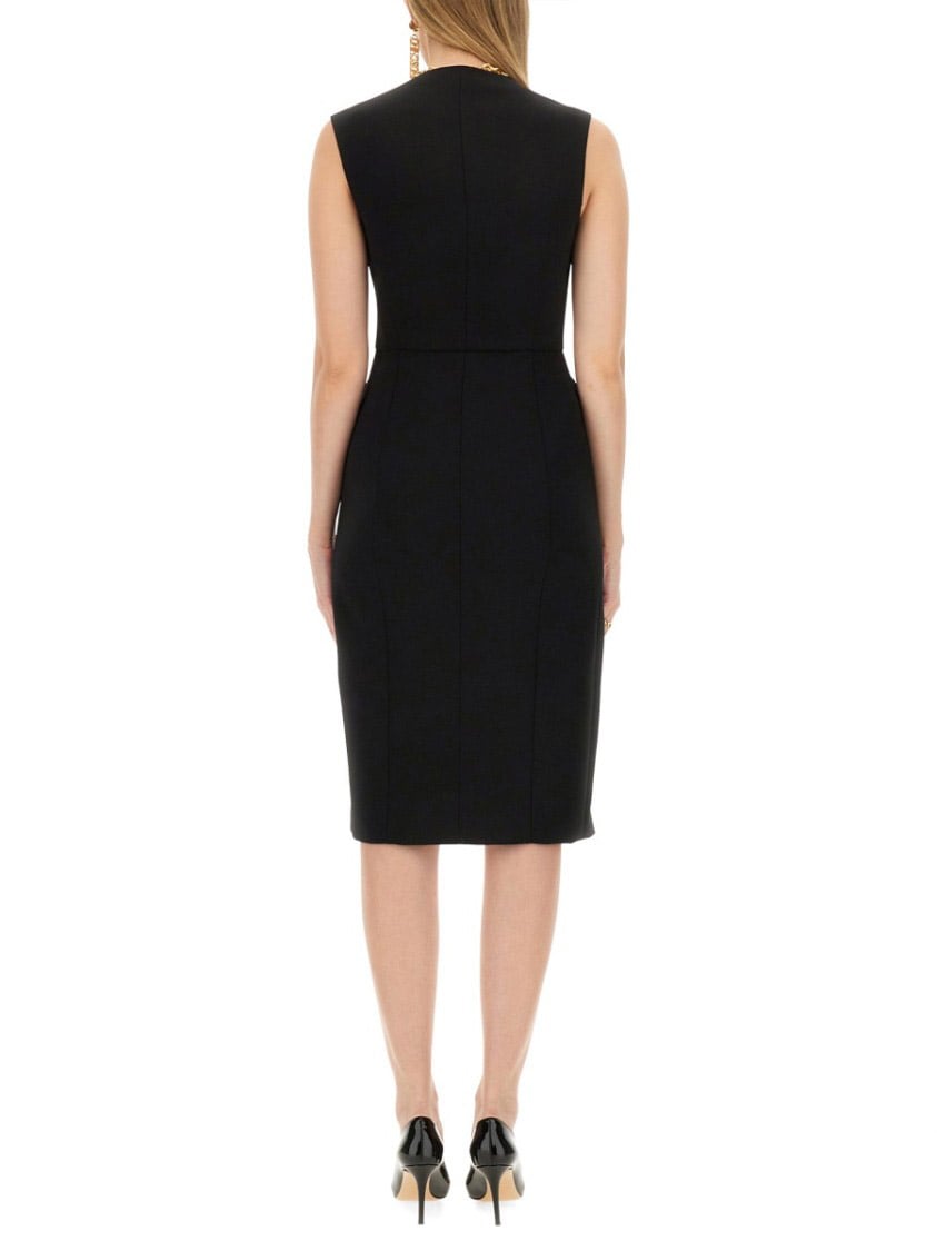 Moschino Crepe Dress Zwart