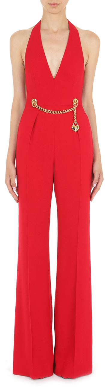 Moschino Trousers Red Rood