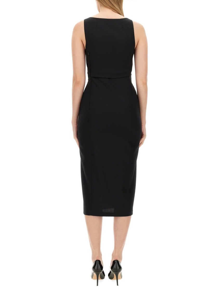 Moschino Slim Fit Dress Zwart