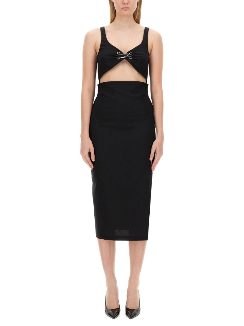 Moschino Slim Fit Dress Zwart
