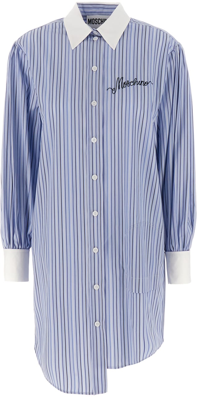 Moschino Moschino Printed poplin shirt dress Divers