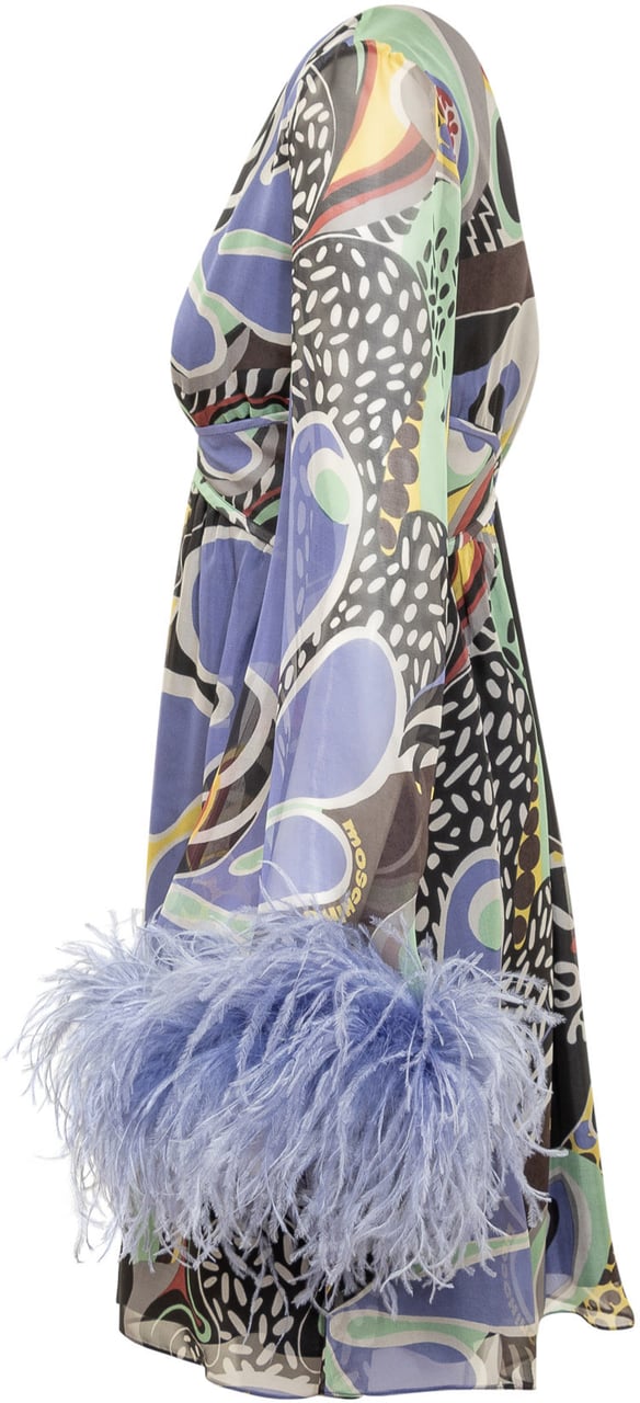 Moschino Abito Corto Paars