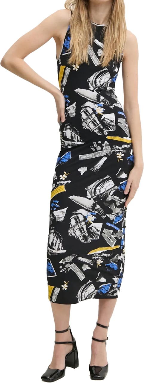 Moschino Dresses Fantasia Nero Zwart