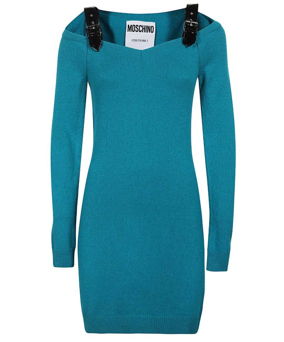 Moschino Wool-blend dress Groen