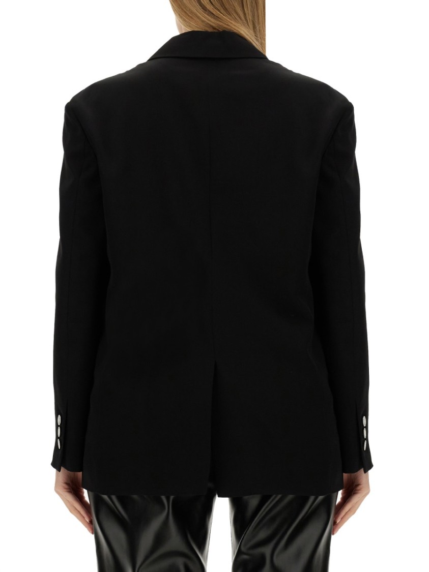 Moschino Single-Breasted Jacket Zwart