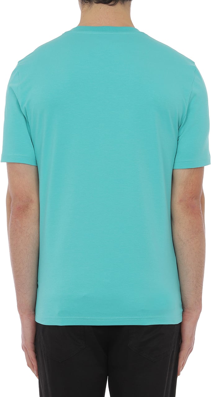 Moschino T-Shirts And Polos Turquoise Blauw