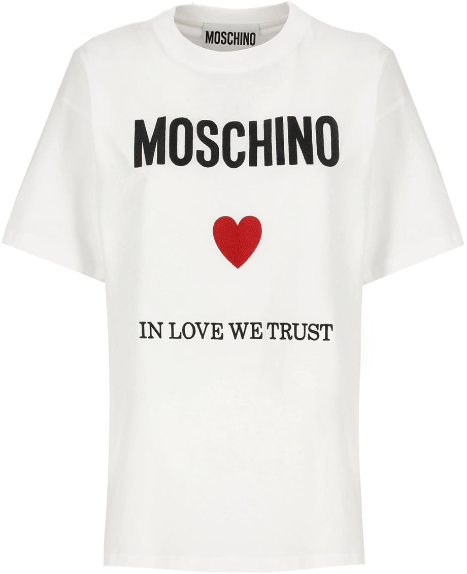 Moschino Moschino T-shirt E Polo Bianco Wit