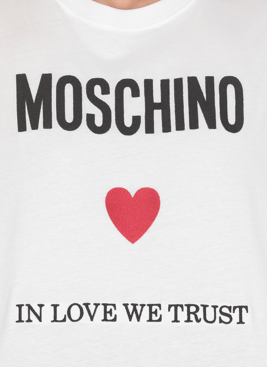 Moschino Moschino T-shirt E Polo Bianco Wit