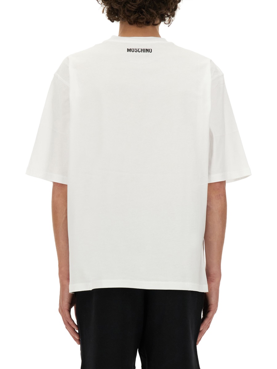 Moschino Oversized White T-Shirt Wit