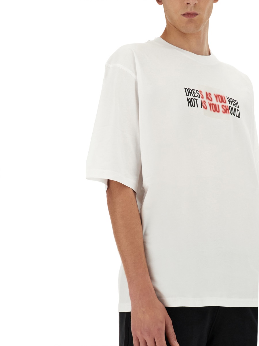 Moschino Oversized White T-Shirt Wit