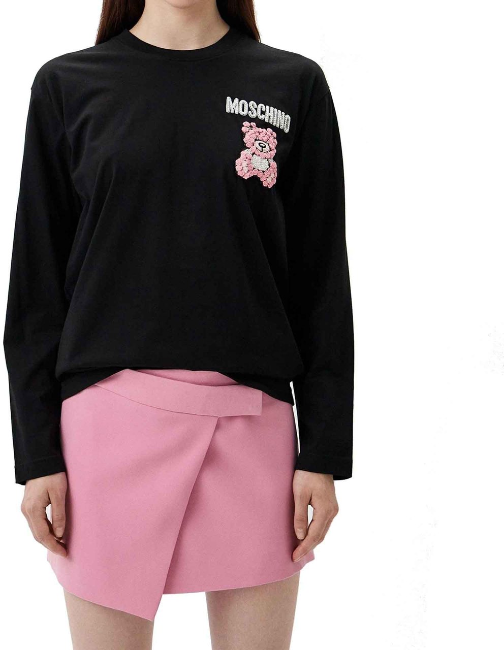 Moschino Moschino Couture Long Sleeve T-shirt Zwart