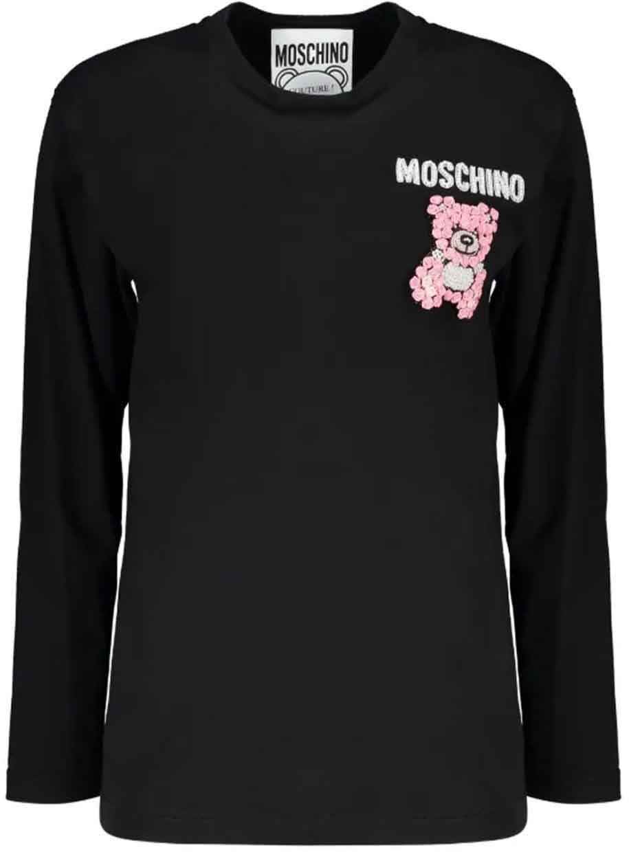 Moschino Moschino Couture Long Sleeve T-shirt Zwart