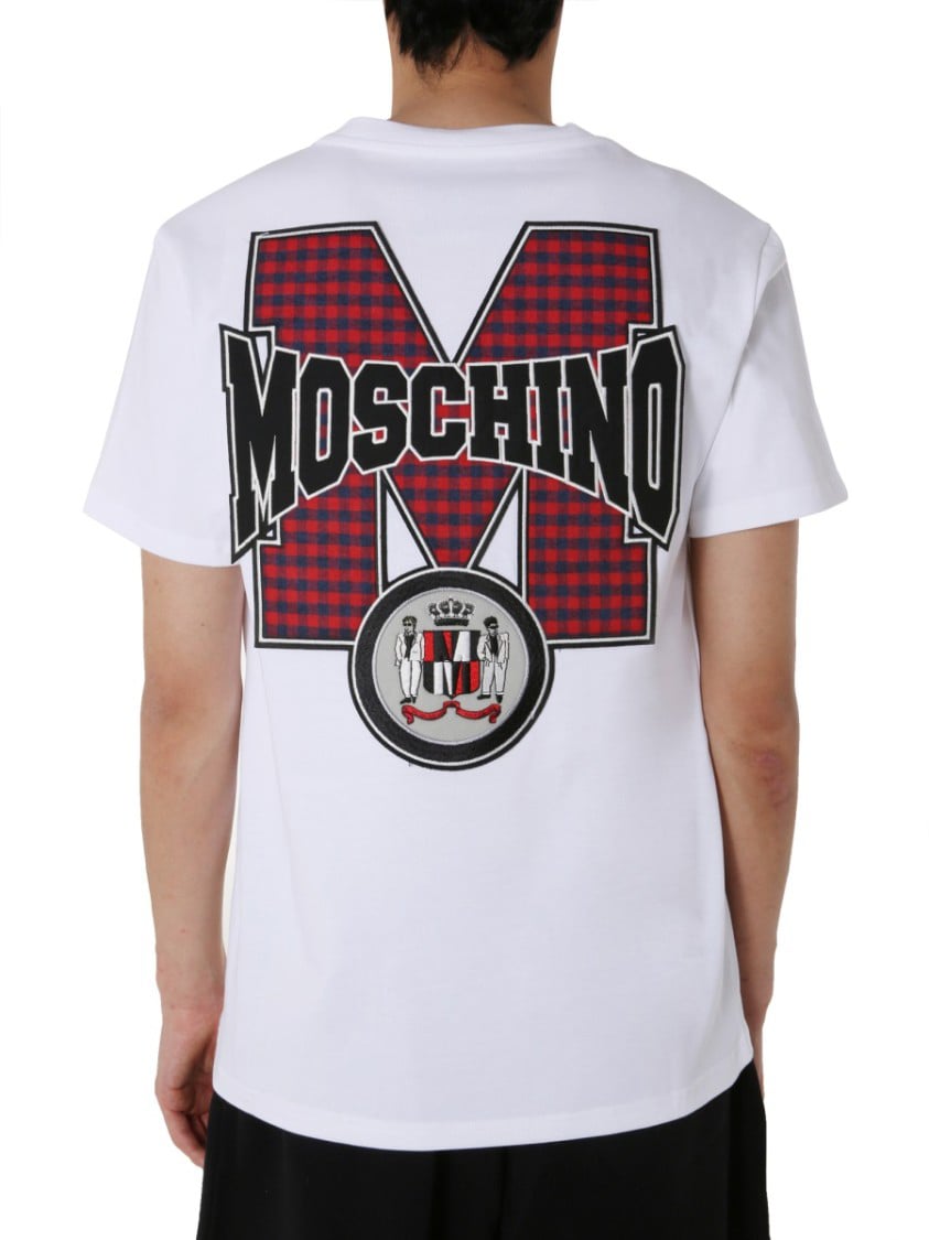 Moschino Relaxed Fit Round Neck T-Shirt Wit