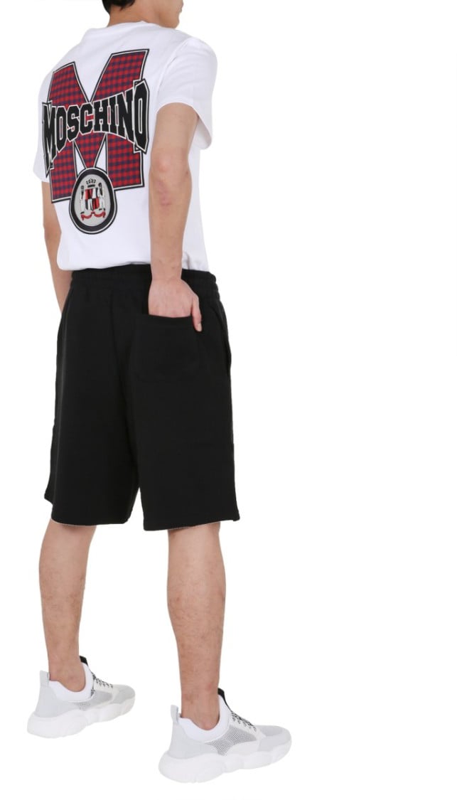 Moschino Relaxed Fit Round Neck T-Shirt Wit