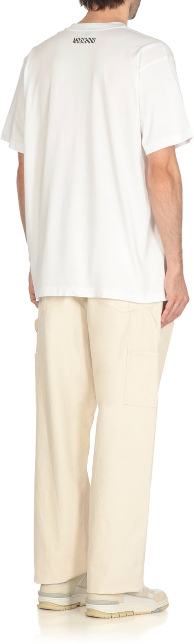 Moschino T-Shirts And Polos White Wit