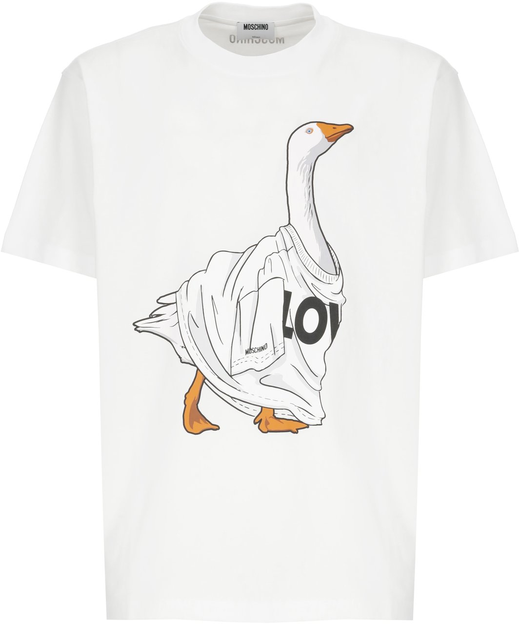 Moschino T-Shirts And Polos White Wit