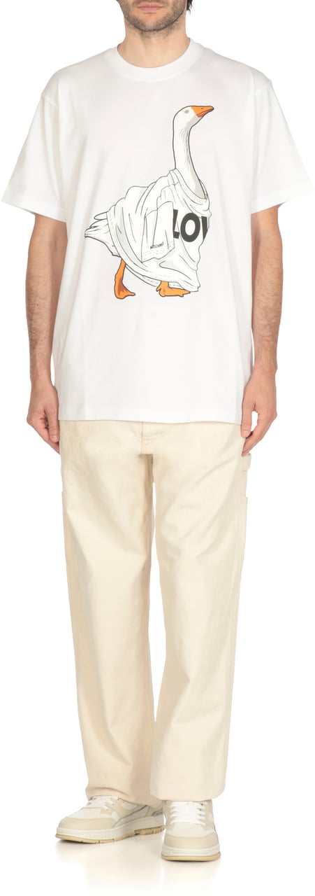 Moschino T-Shirts And Polos White Wit
