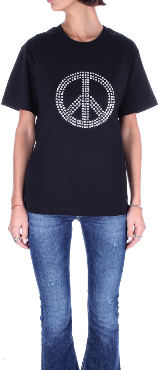 Moschino T-Shirts And Polos Black Zwart