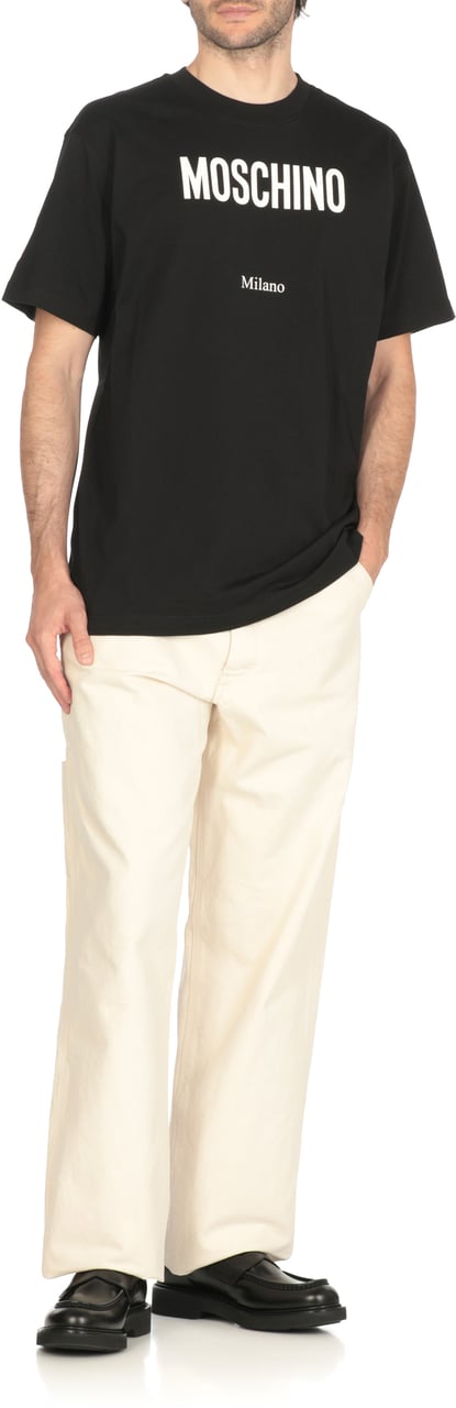 Moschino T-Shirts And Polos Black Zwart