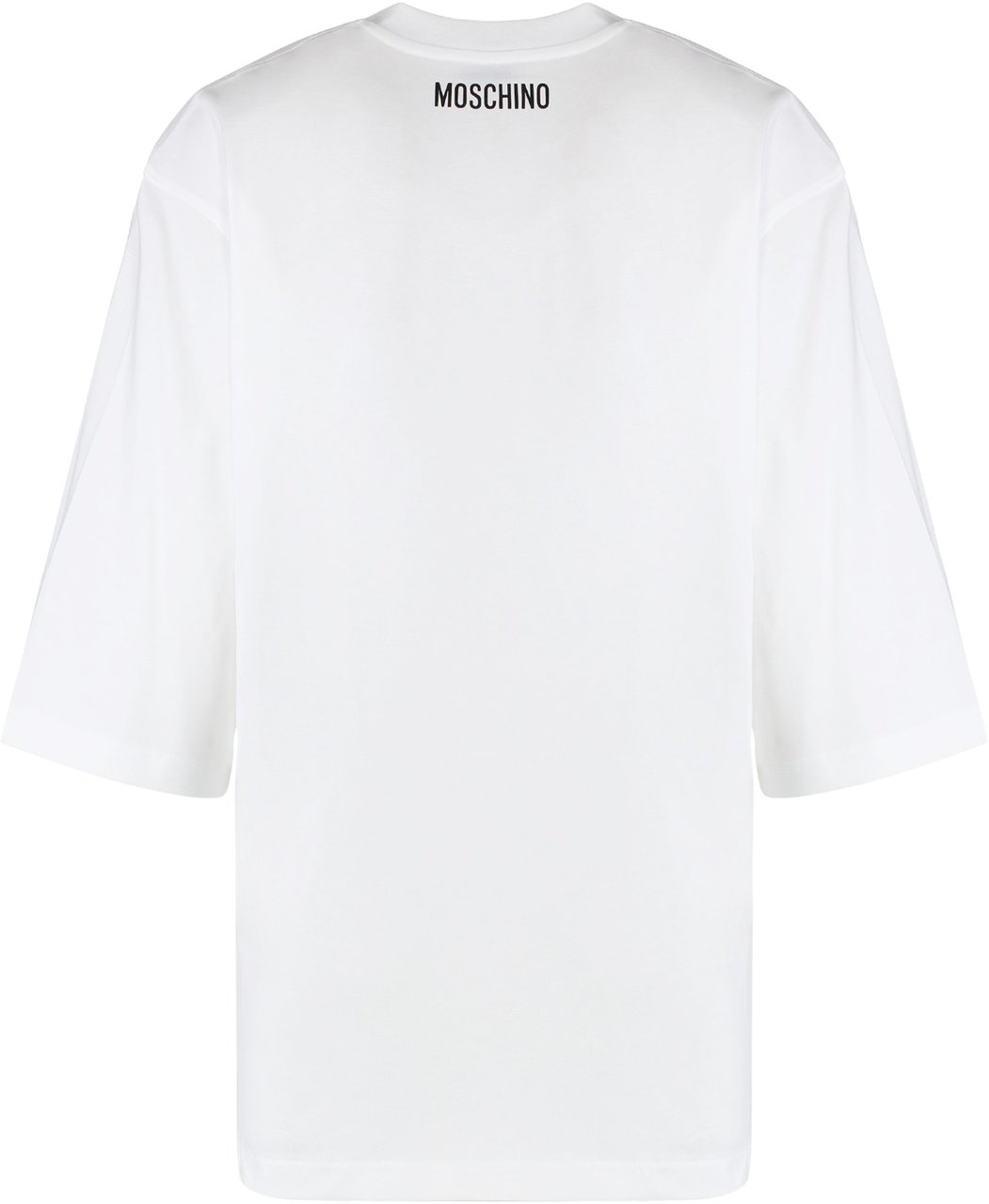 Moschino Cotton crew-neck T-shirt Wit