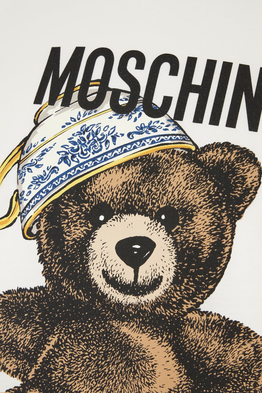 Moschino T-Shirts And Polos White Wit