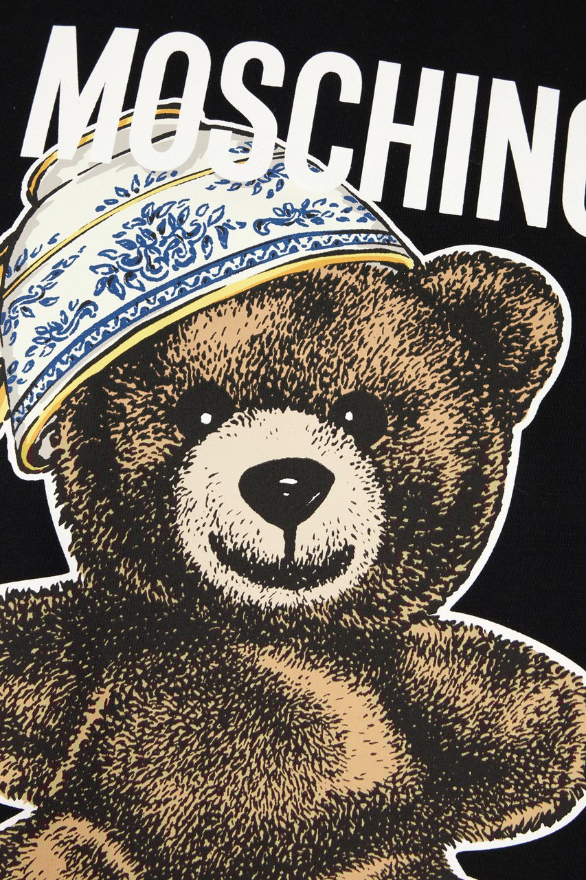 Moschino T-Shirts And Polos Black Zwart