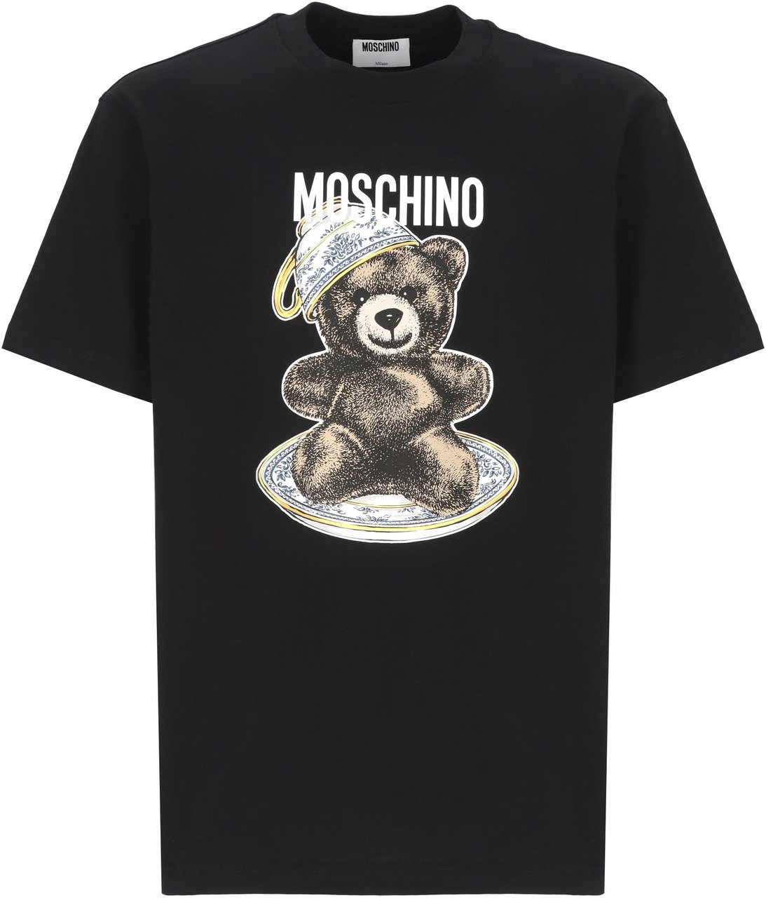 Moschino T-Shirts And Polos Black Zwart