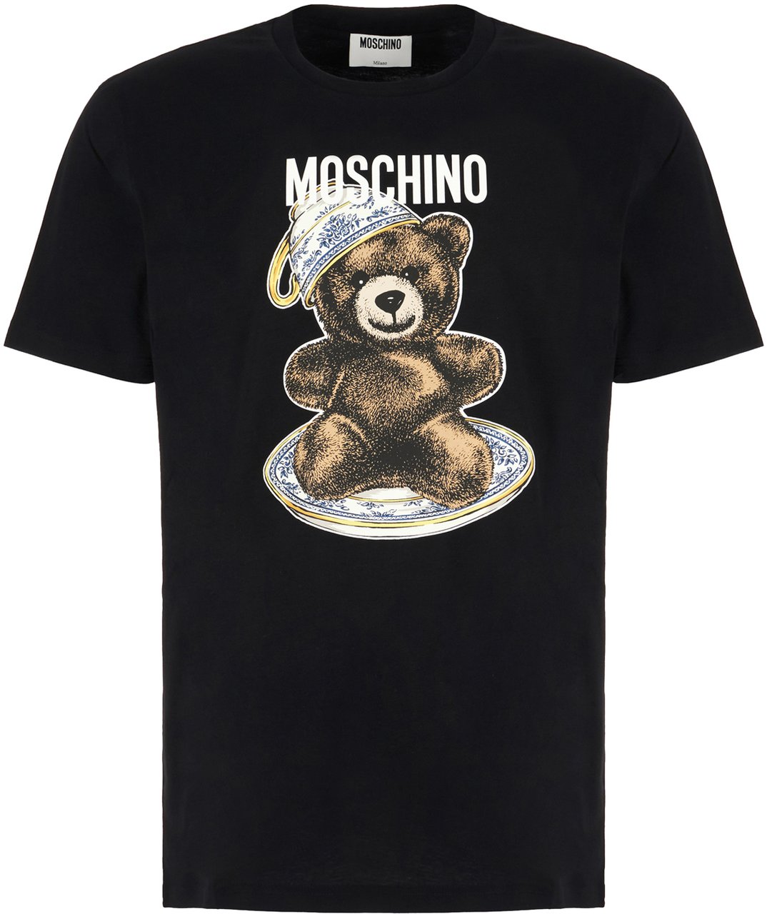 Moschino T-Shirts And Polos Black Zwart
