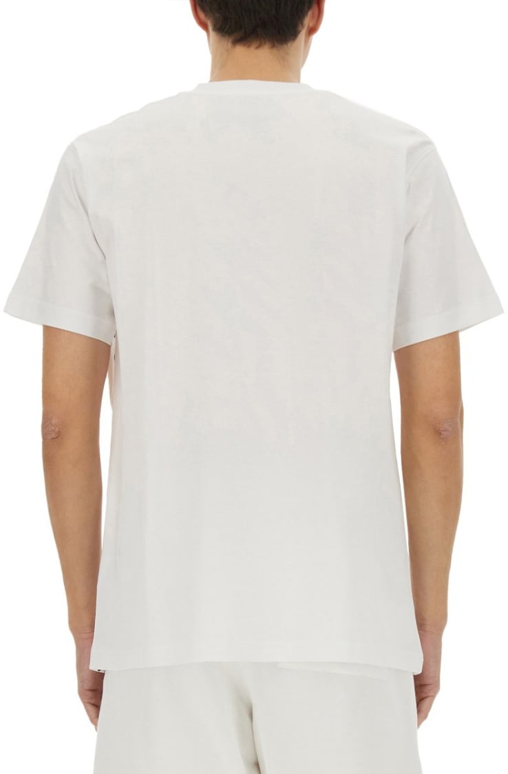 Moschino "Message Print" T-Shirt Wit