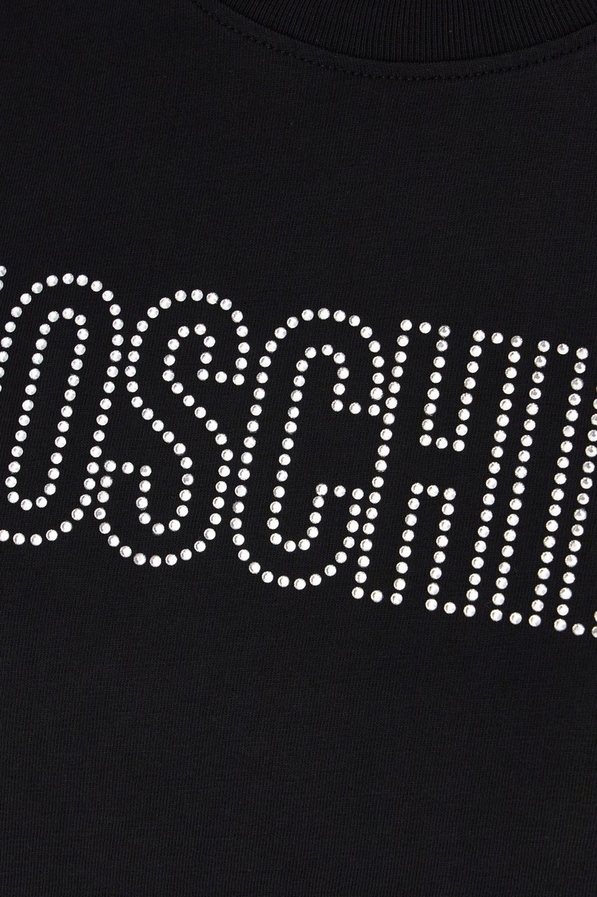 Moschino Moschino Black cotton t-shirt Zwart