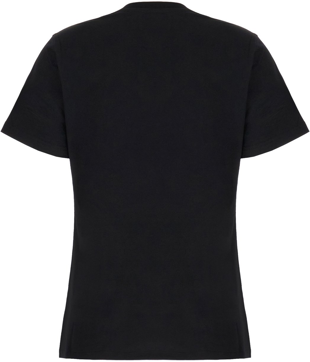 Moschino Moschino Black cotton t-shirt Zwart