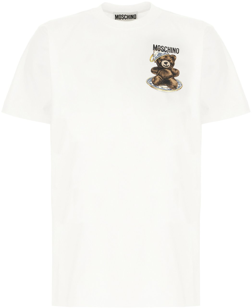 Moschino Moschino White cotton t-shirt Wit