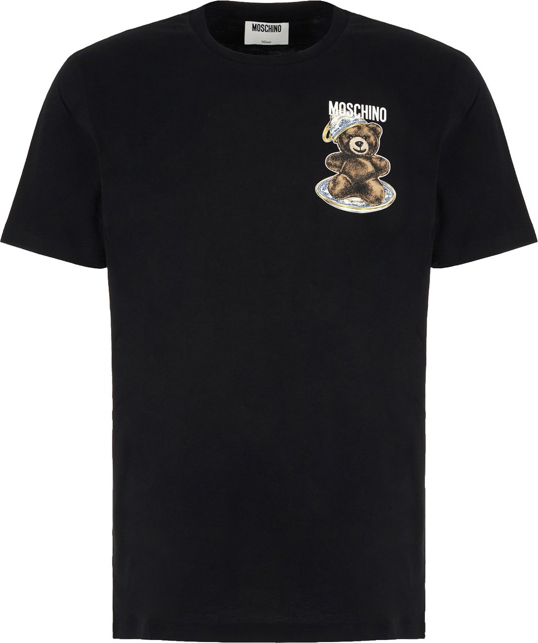 Moschino Black cotton t-shirt Zwart