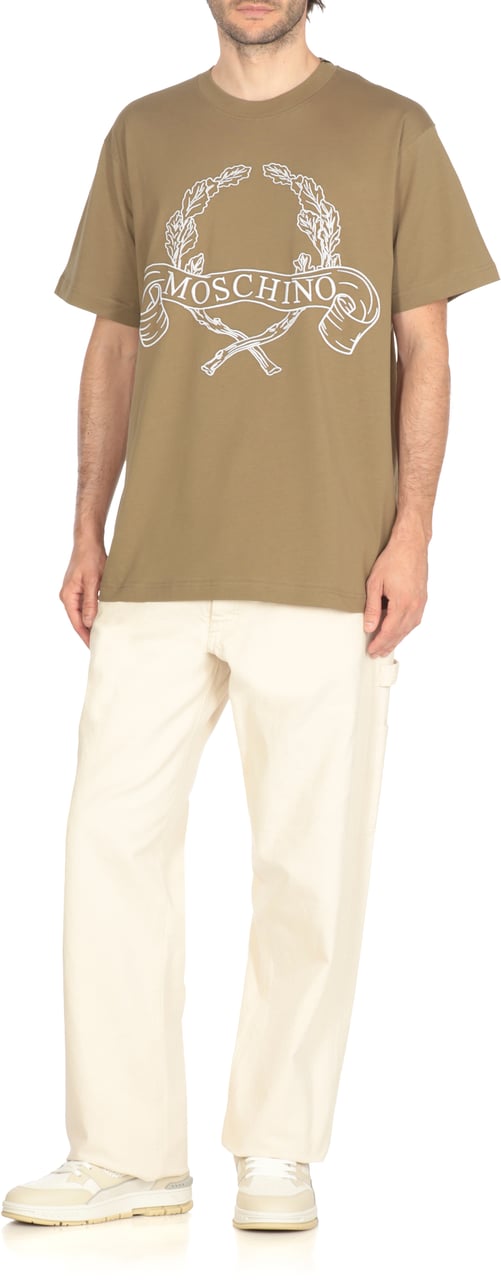 Moschino T-Shirts And Polos Green Groen