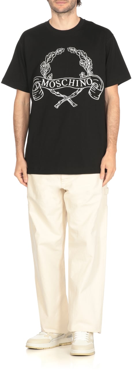Moschino T-Shirts And Polos Black Zwart