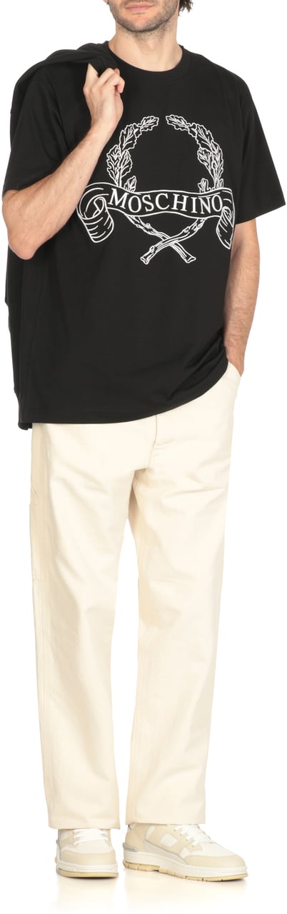 Moschino T-Shirts And Polos Black Zwart