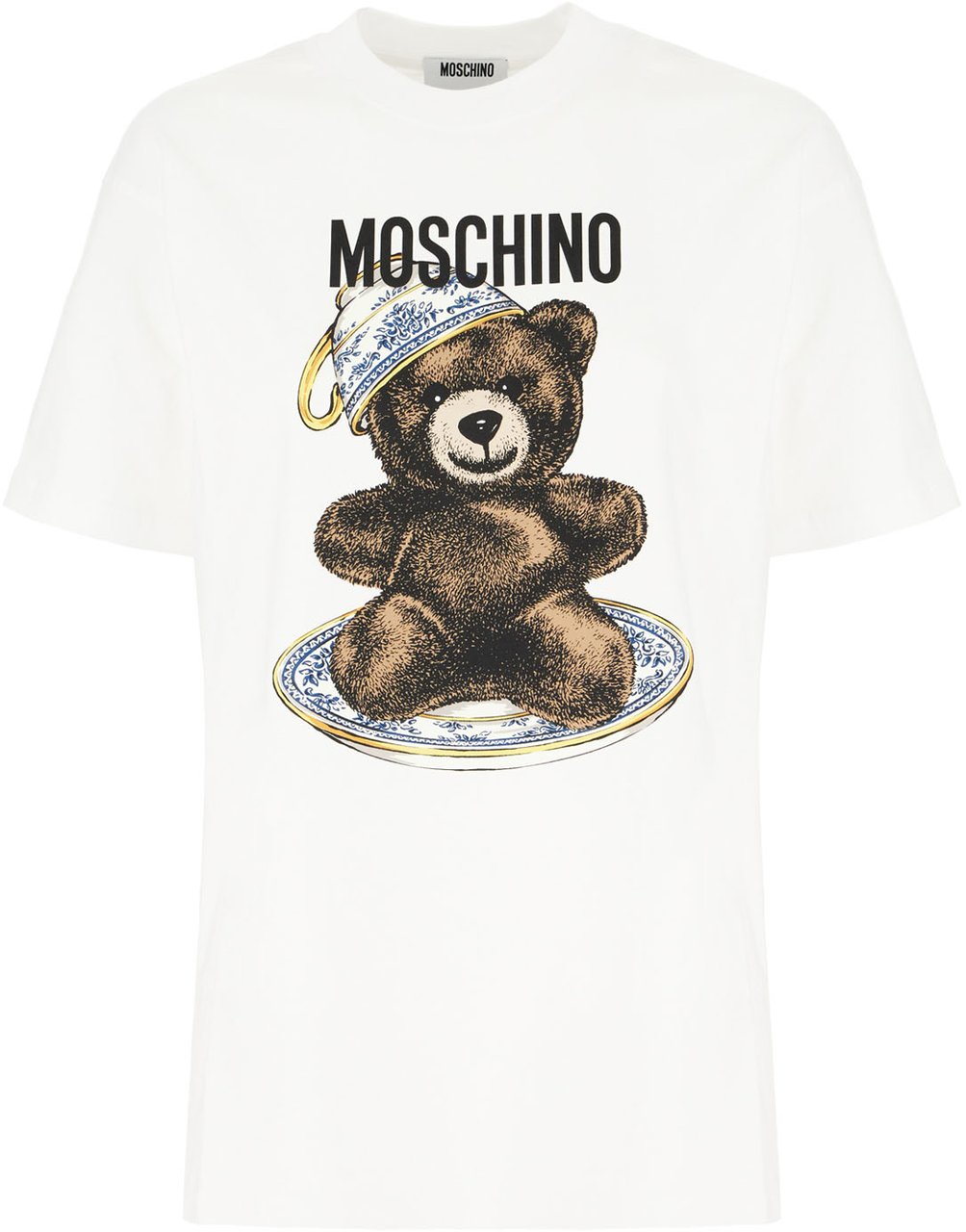 Moschino Moschino White cotton t-shirt Wit