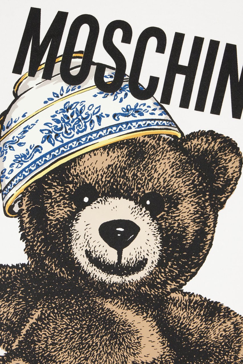 Moschino Moschino White cotton t-shirt Wit