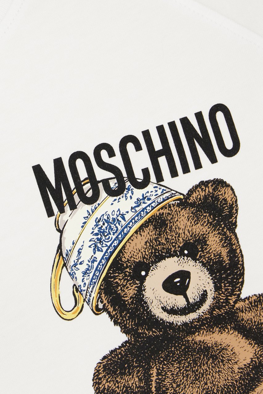 Moschino Moschino White cotton t-shirt Wit