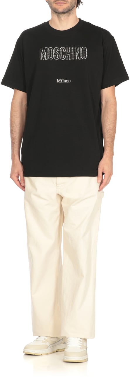 Moschino T-Shirts And Polos Black Zwart