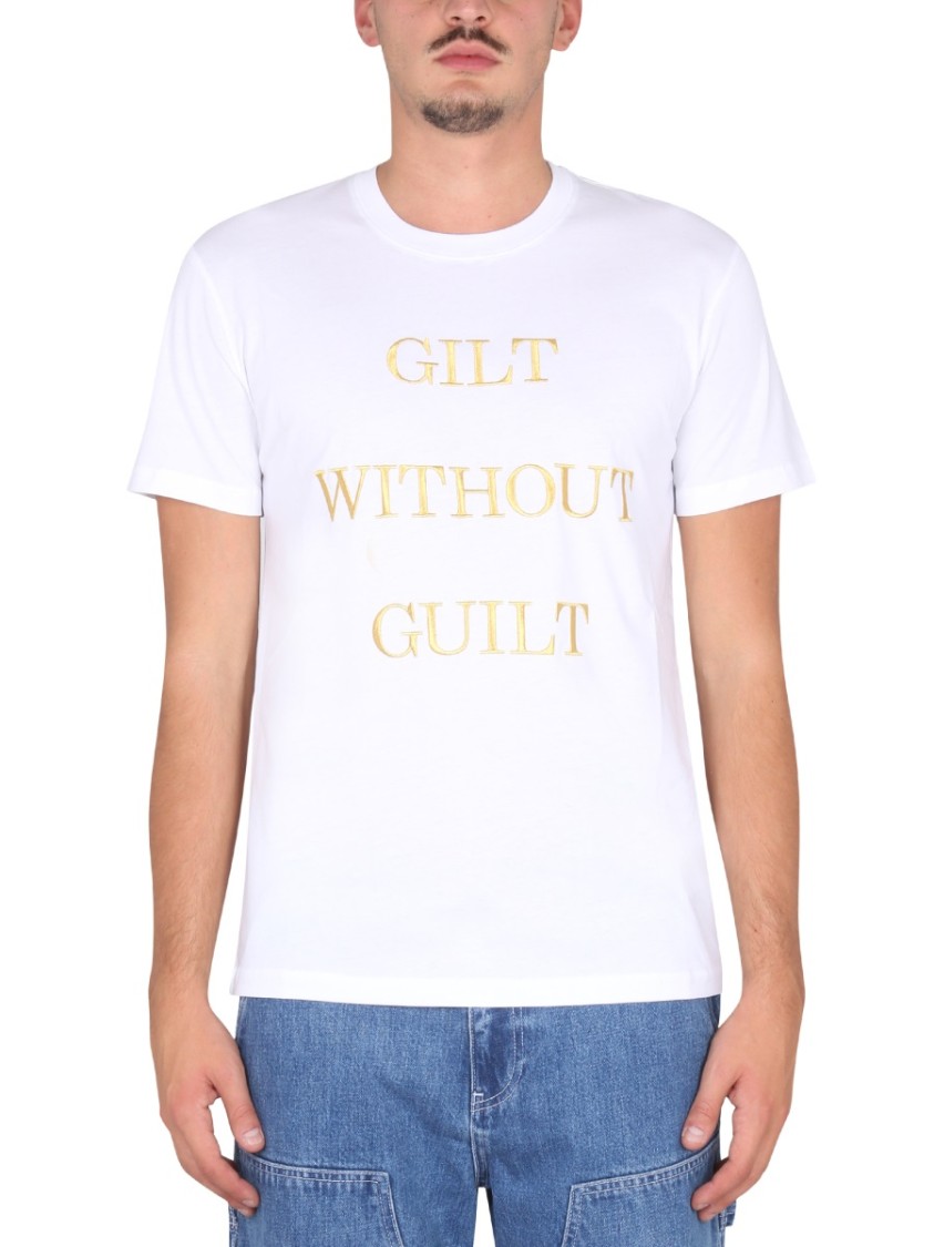 Moschino "Guilt Without Guilt" T-Shirt Wit