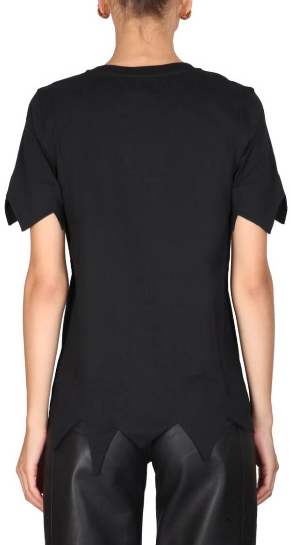 Moschino Flinstones Print T-Shirt Zwart