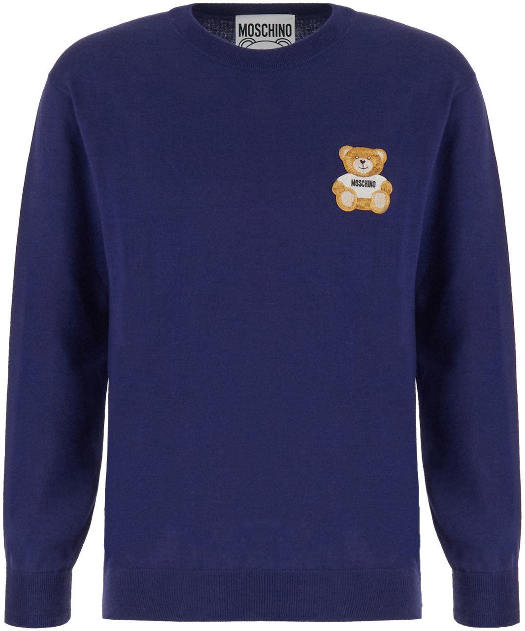 Moschino Moschino Blue wool sweater Blauw