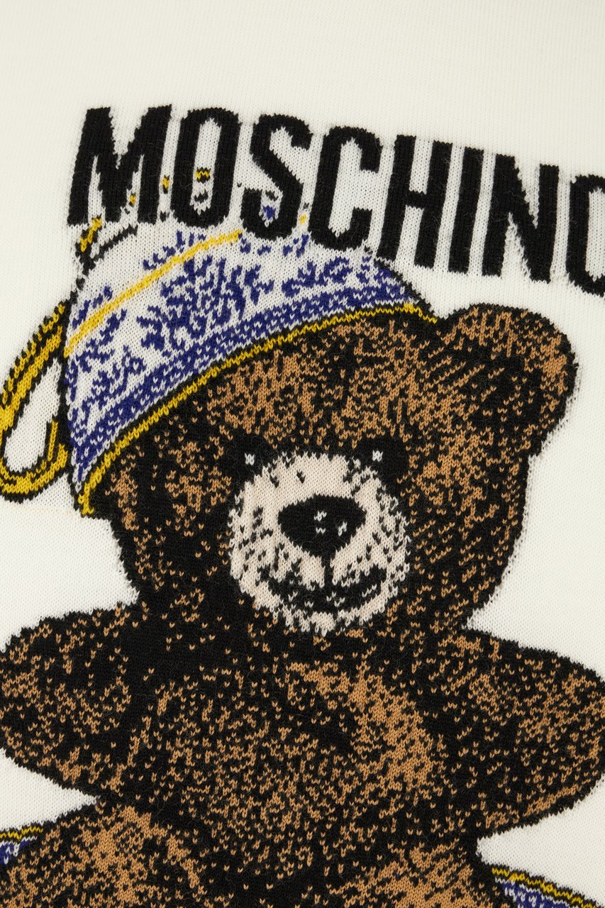 Moschino Moschino Ivory wool sweater Neutraal