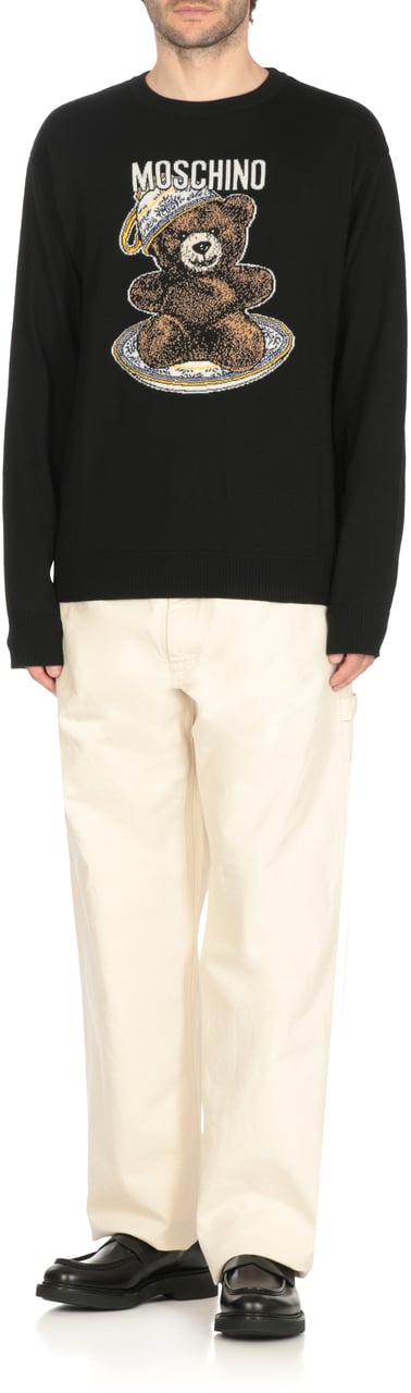 Moschino Sweaters Black Zwart