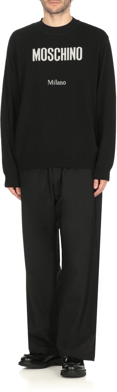 Moschino Sweaters Black Zwart