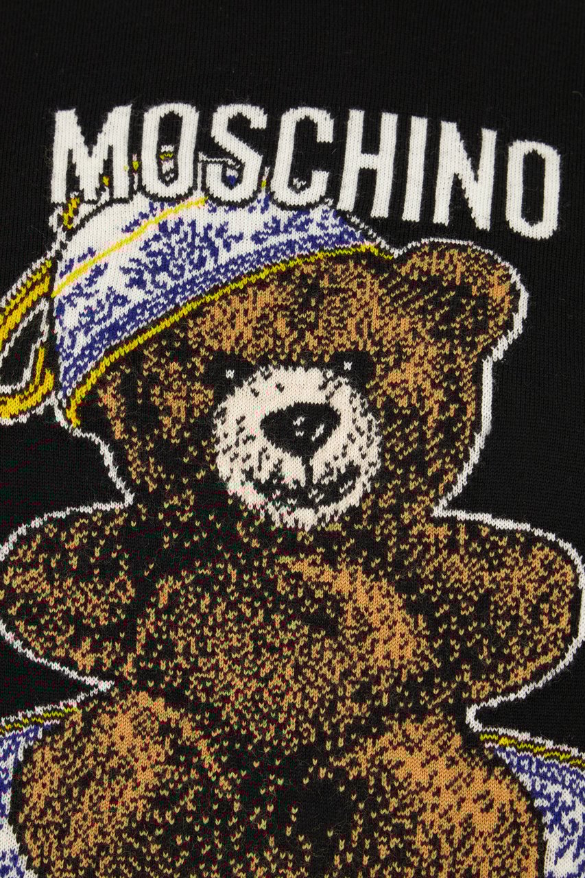 Moschino Moschino Black wool sweater Zwart