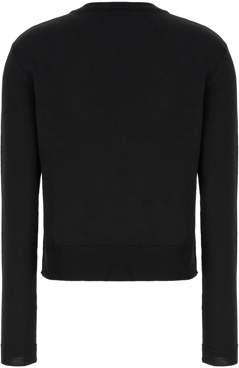 Moschino Moschino Black wool sweater Zwart