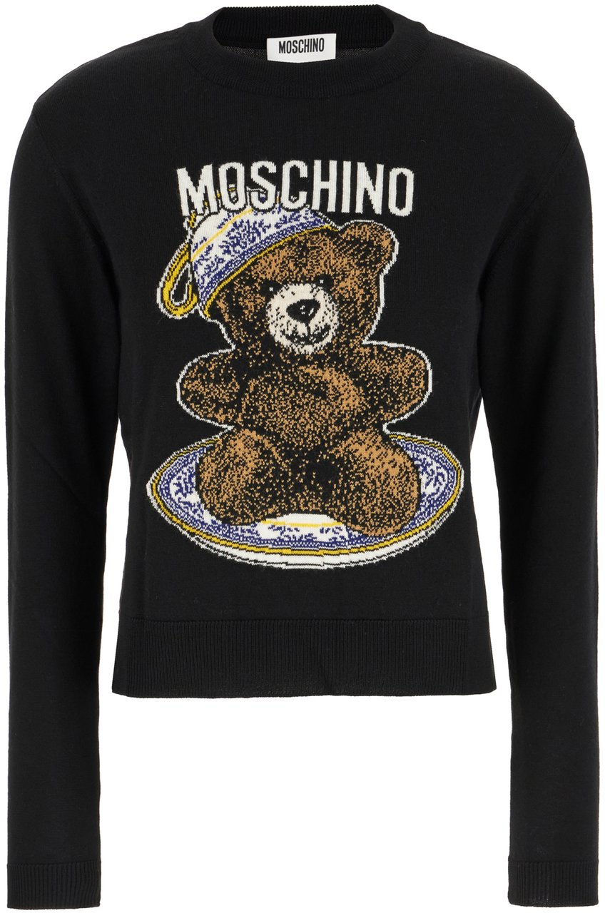 Moschino Moschino Black wool sweater Zwart